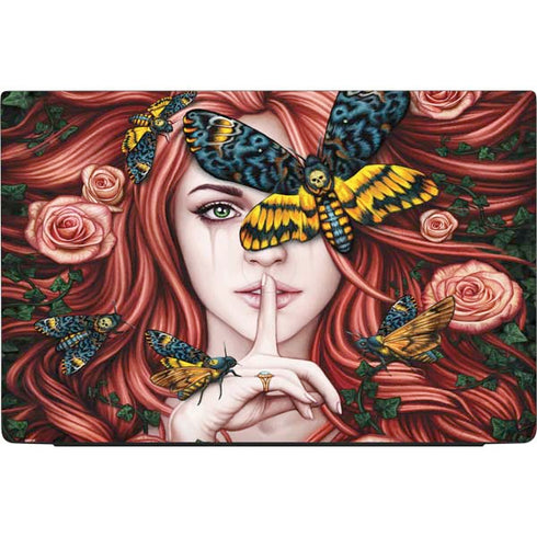 Gothic Woman and Death Moth Butterflies by Sarah Richter Dell Vostro Skin